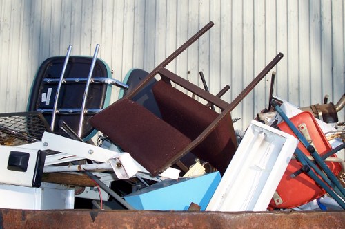 Office furniture being removed