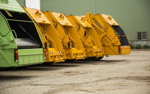 Waste removal professionals collecting trash in Haberfield