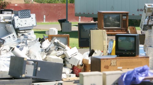 Process of waste collection and sorting in Caulfield North