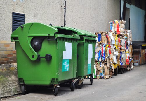 Smart waste bin technology used in Granville