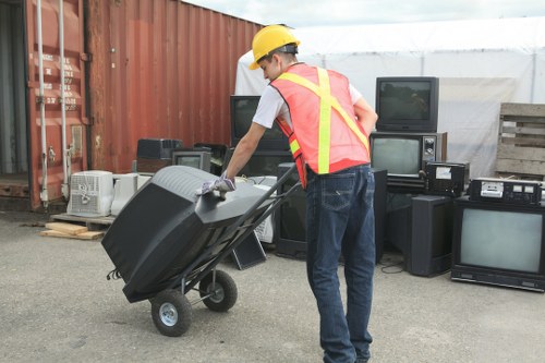 Hazardous waste disposal being handled safely