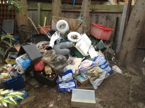 Various types of rubbish handled by James Waste Removal